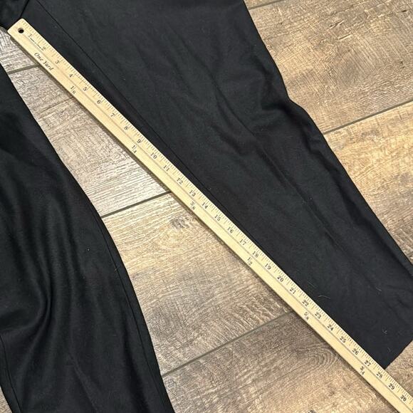 Banana Republic Women's Pleated Wool Blend Pant Black Size 10 Long - Picture 4 of 9